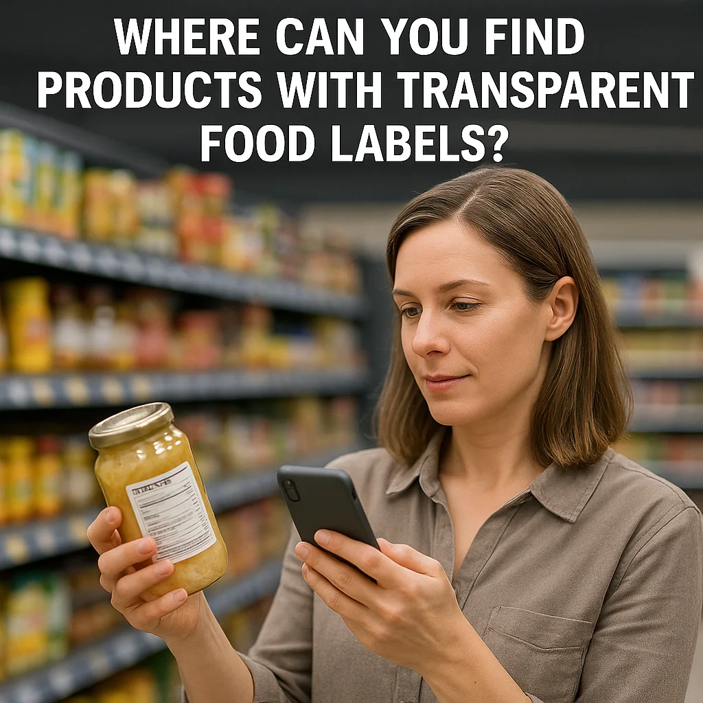 Transparent food labels