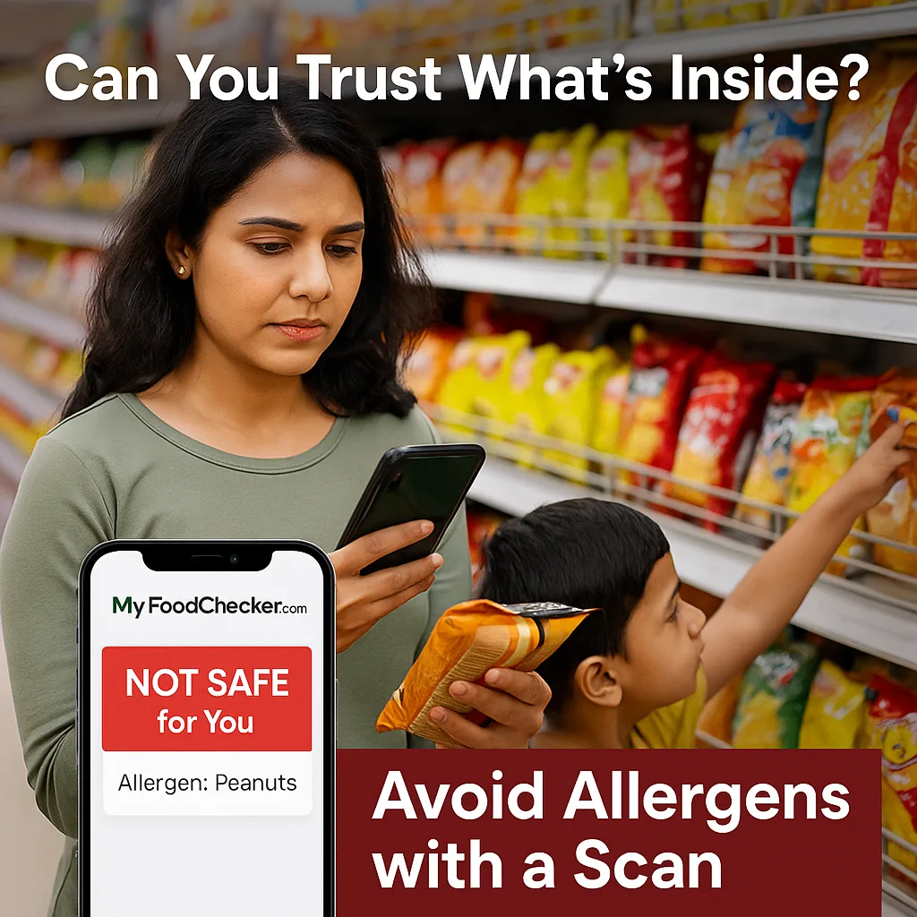 Food label scanner app