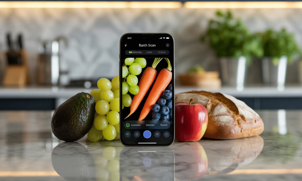 Allergen scanner app checking food labels