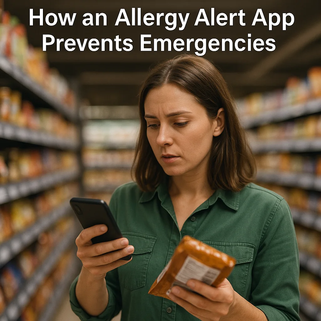 Allergy alert app
